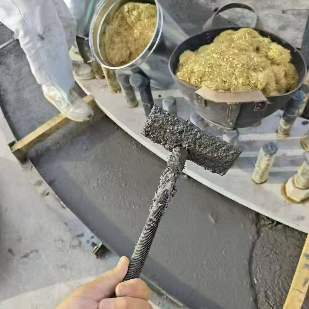 赫山C120钢纤维高强无收灌浆料 轧机压缩机汽轮机发电机锻压设备底座灌浆材料